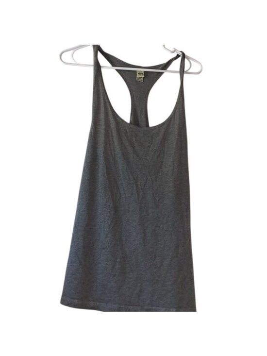 Kavio! Tops - Kavio! Gray Racerback Tank Top X-Large Cotton/Polyester Blend Womens Casual Slee
